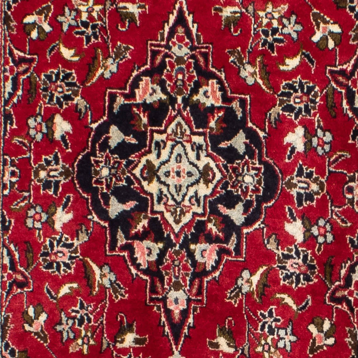 Loper Perzisch tapijt - Keshan - 340 x 98 cm - donkerrood