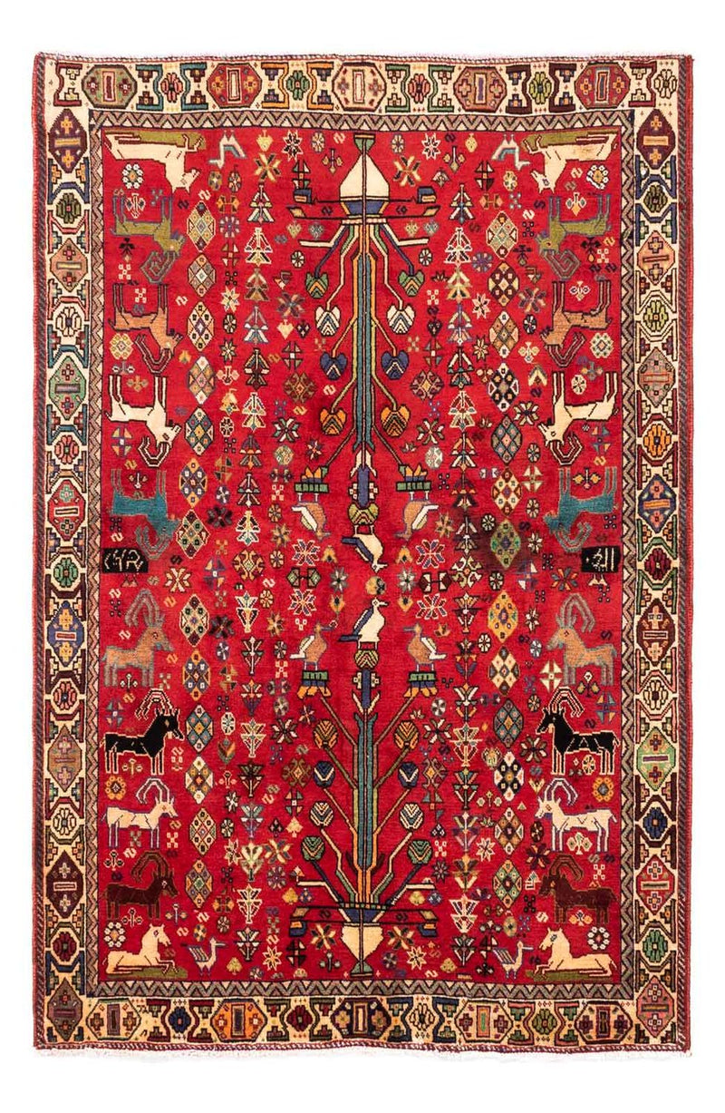 Perzisch Tapijt - Nomadisch - 220 x 143 cm - rood