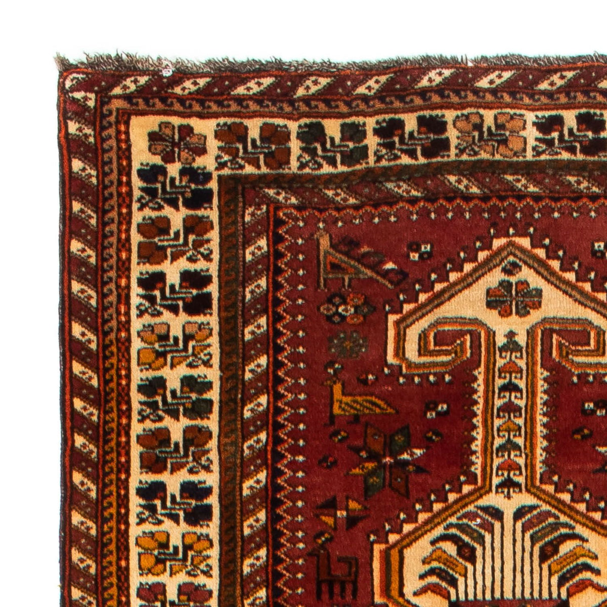 Loper Perzisch Tapijt - Nomadisch - 382 x 103 cm - bruin