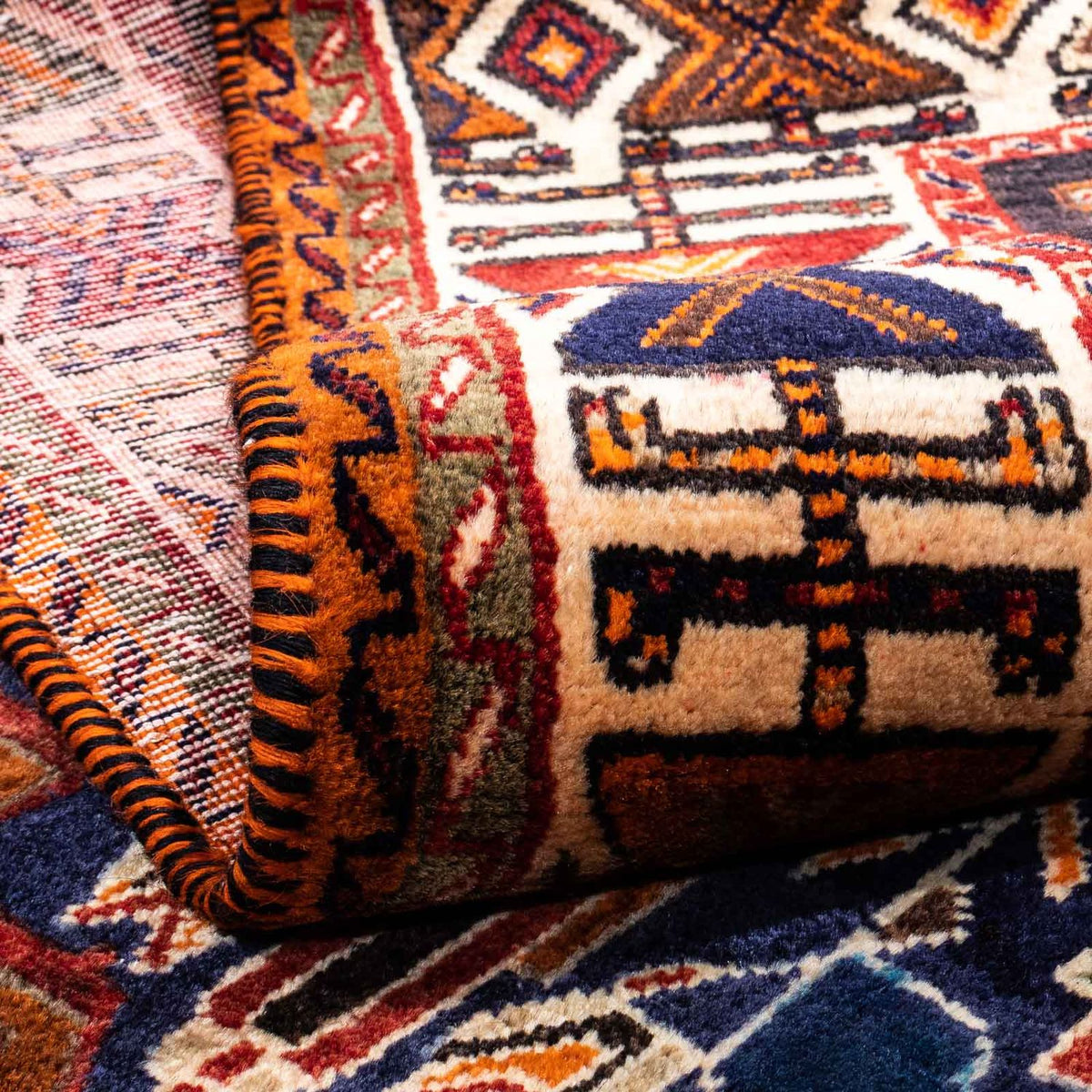 Perzisch Tapijt - Nomadisch - 257 x 160 cm - donkerrood