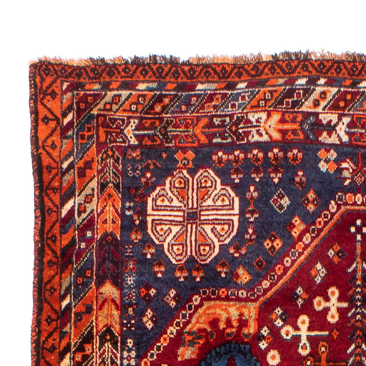 Perzisch Tapijt - Nomadisch - 235 x 140 cm - donkerrood