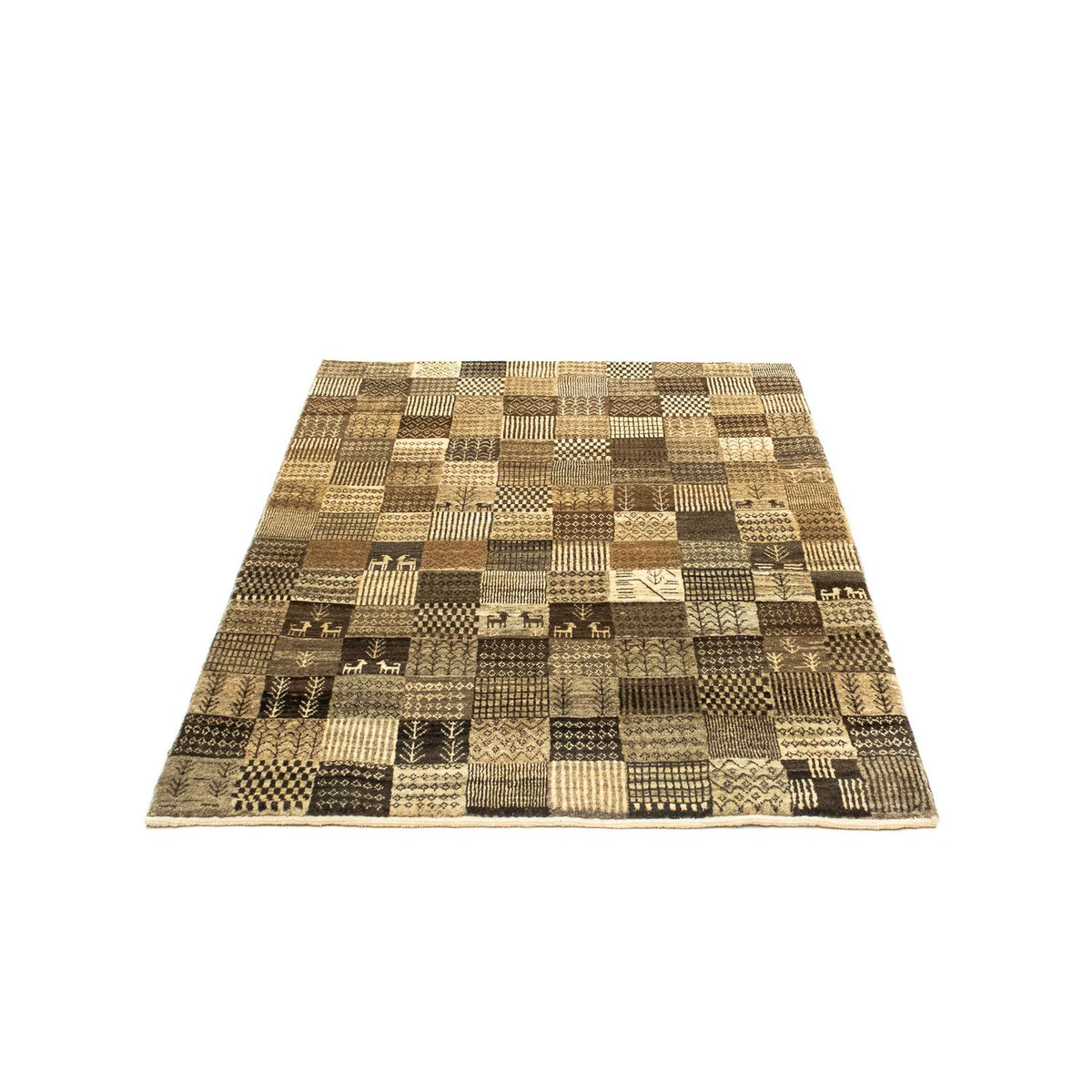 Gabbeh Tapijt - Loribaft Perzisch - 142 x 100 cm - veelkleurig