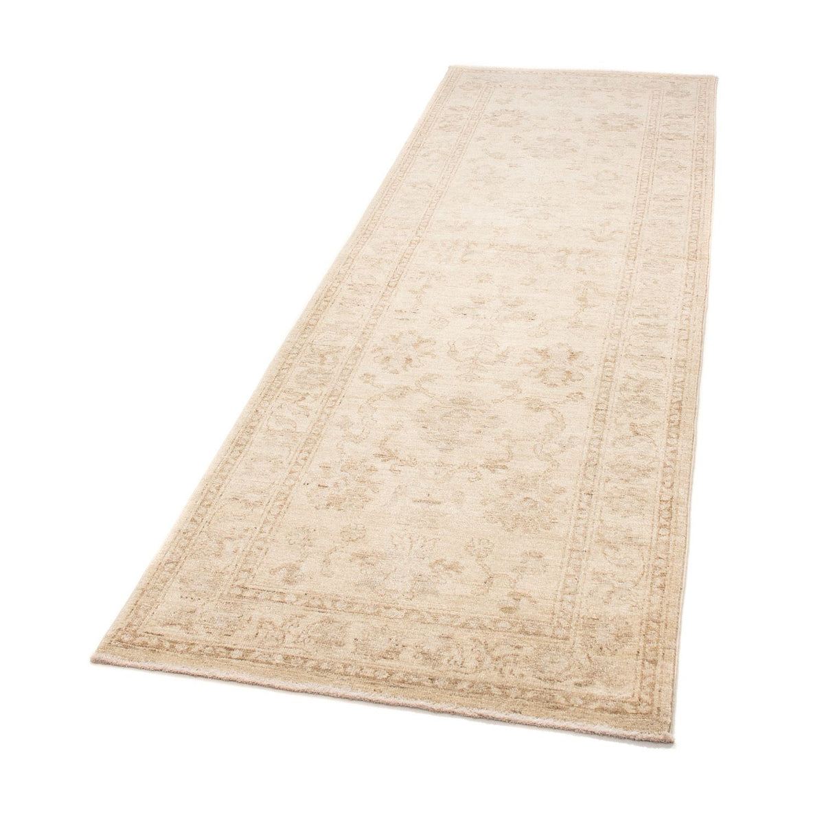 Loper Ziegler tapijt - 249 x 79 cm - beige