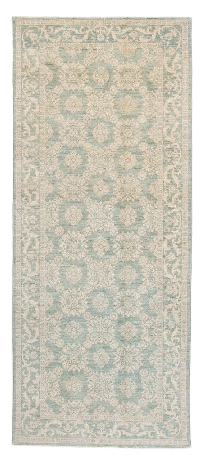 Loper Perzisch tapijt - Tabriz - 297 x 125 cm - beige