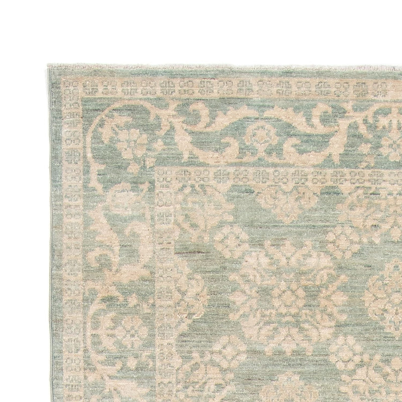 Loper Perzisch tapijt - Tabriz - 297 x 125 cm - beige
