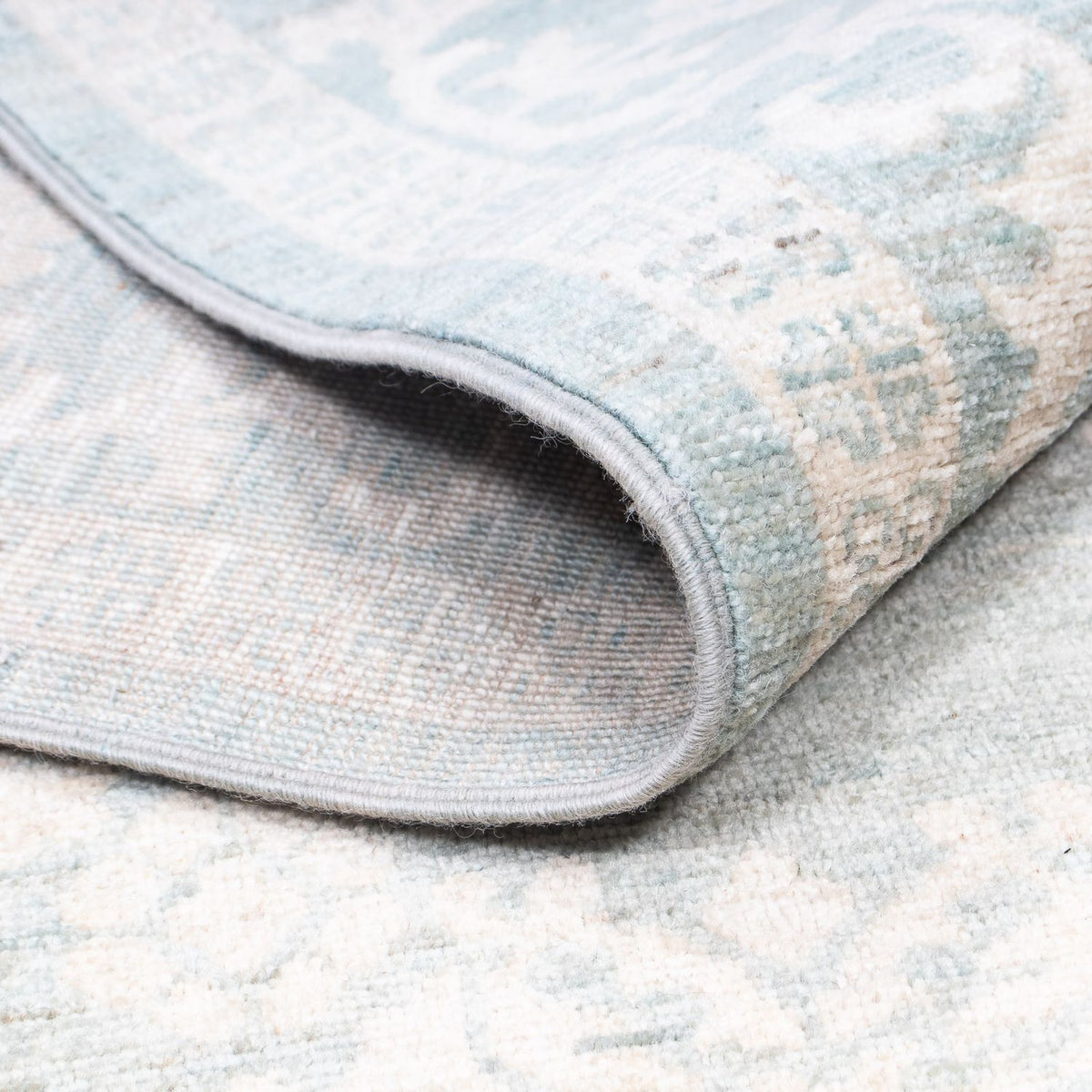 Loper Perzisch tapijt - Tabriz - 297 x 125 cm - beige