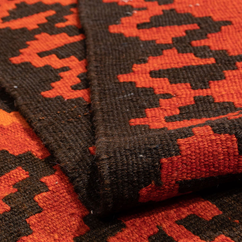 Kelim tapijt - Oosters - 194 x 150 cm - licht rood