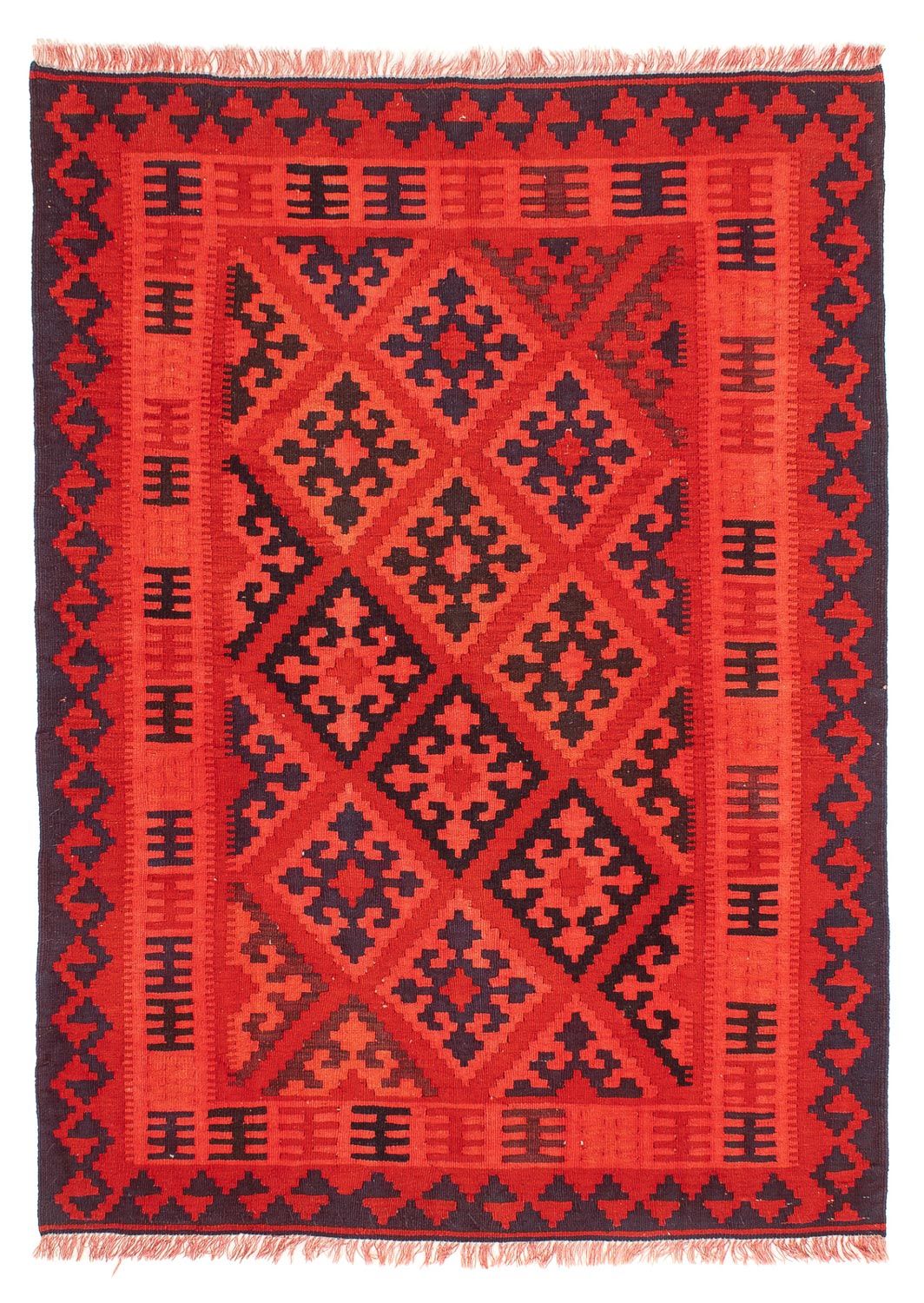 Kelim tapijt - Oosters - 210 x 151 cm - rood
