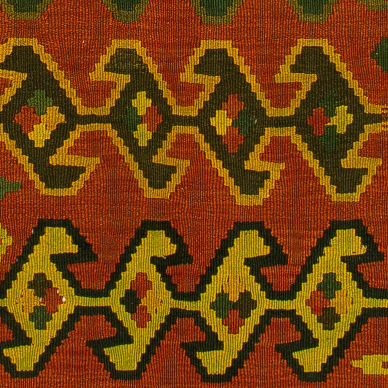 Kelim tapijt - Oosters - 208 x 150 cm - donkergroen