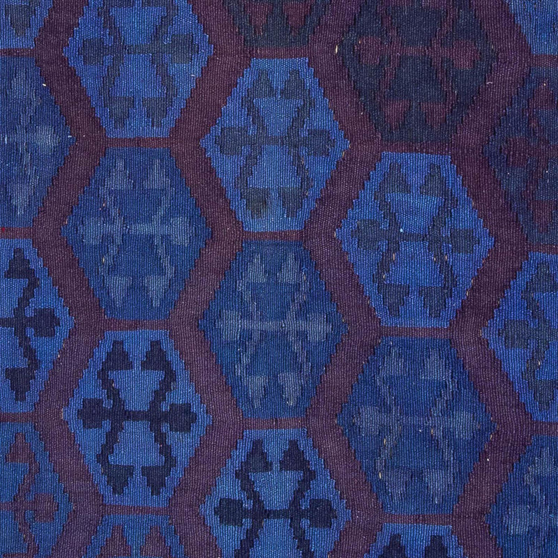 Kelim tapijt - Oosters - 195 x 155 cm - blauw