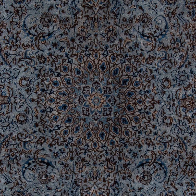 Perzisch tapijt - Nain - 296 x 200 cm - zee blauw