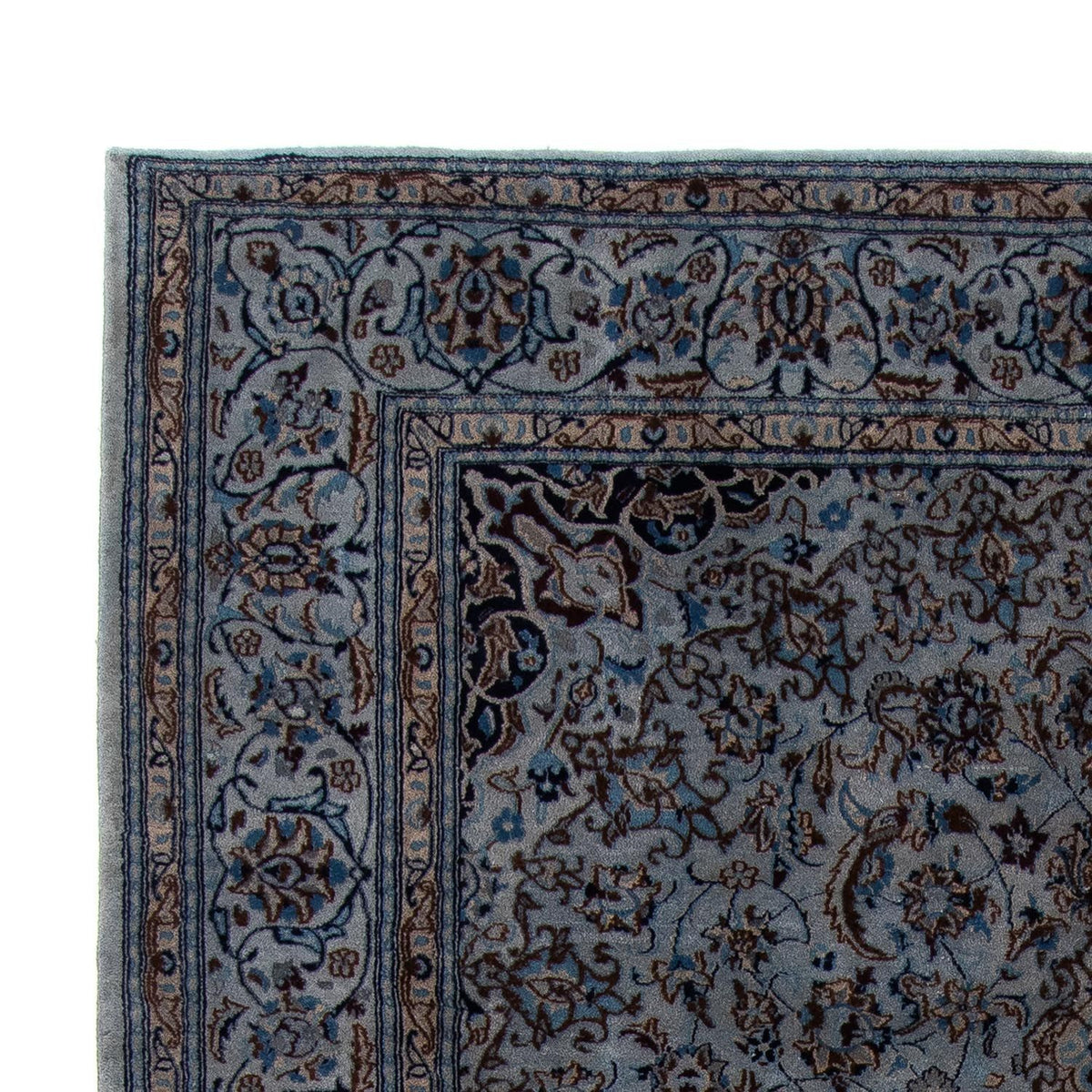 Perzisch tapijt - Nain - 296 x 200 cm - zee blauw