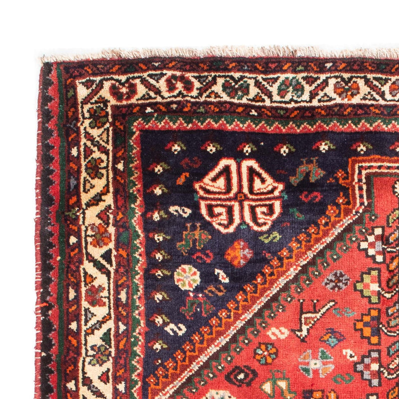 Perzisch Tapijt - Nomadisch - 185 x 123 cm - donkerrood