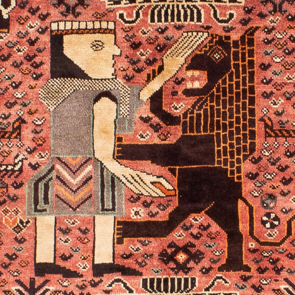 Perzisch Tapijt - Nomadisch - 192 x 155 cm - licht rood