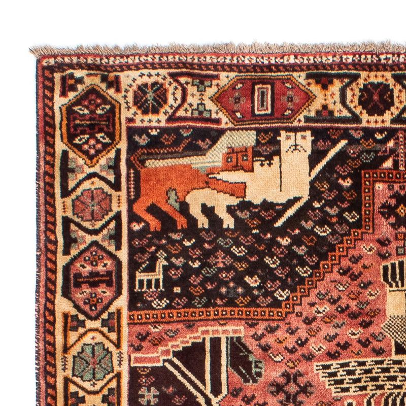 Perzisch Tapijt - Nomadisch - 192 x 155 cm - licht rood