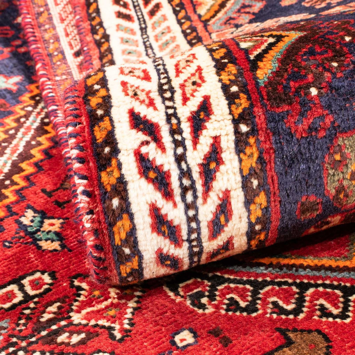 Perzisch Tapijt - Nomadisch - 170 x 120 cm - donkerrood