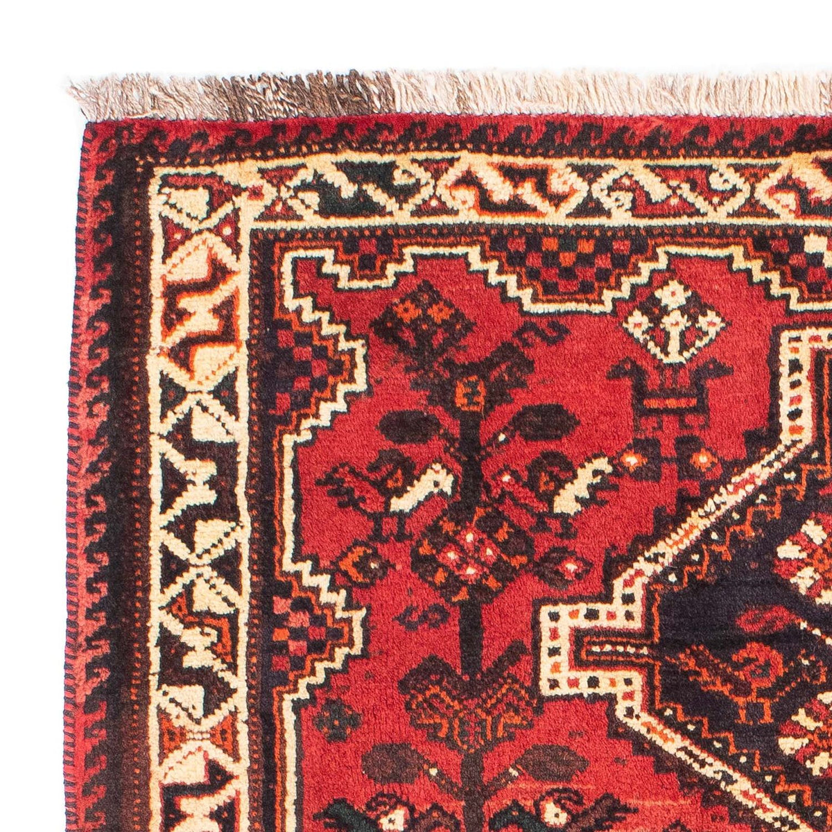 Perzisch Tapijt - Nomadisch - 160 x 113 cm - donkerrood