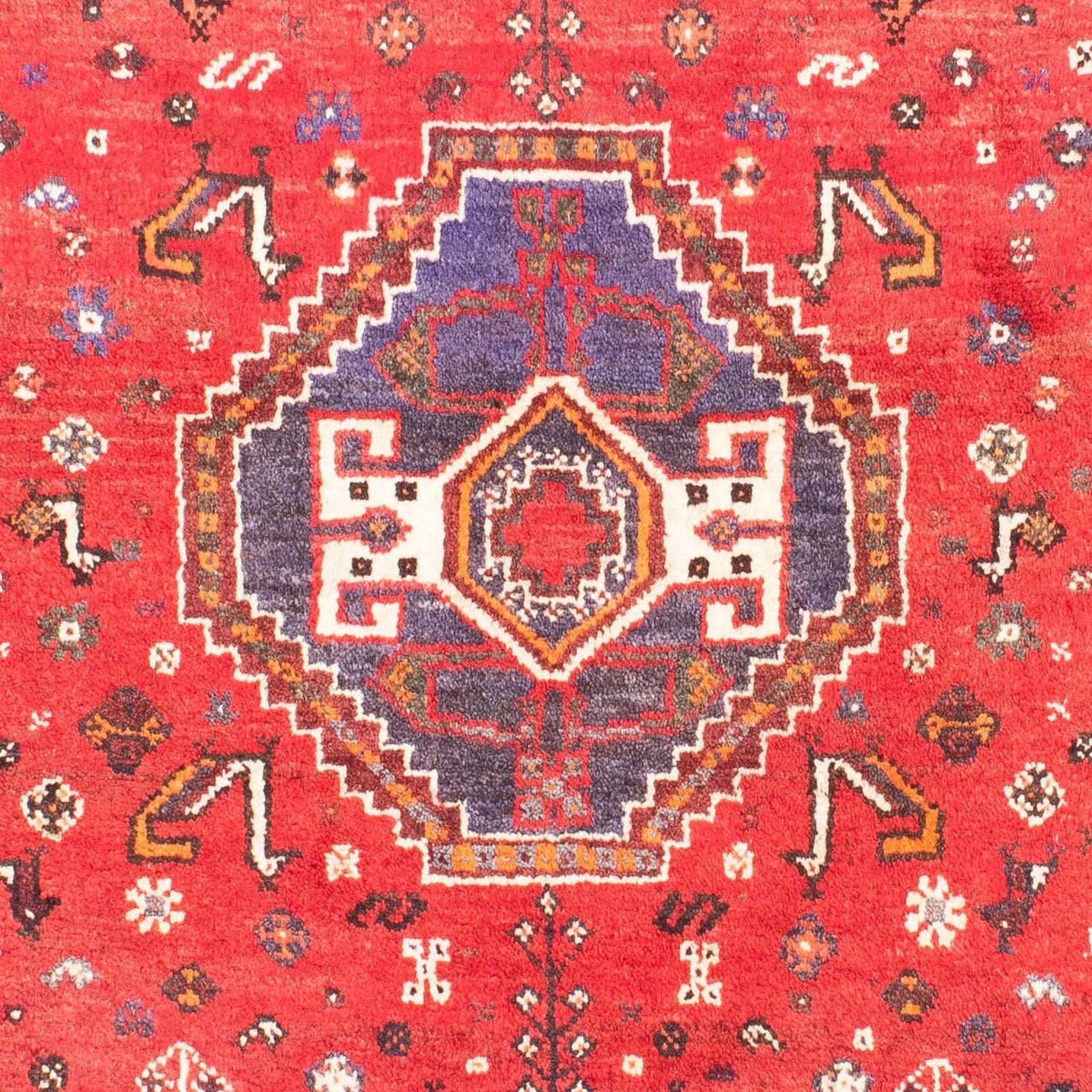 Perzisch Tapijt - Nomadisch - 152 x 116 cm - donkerrood