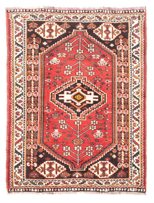 Perzisch Tapijt - Nomadisch - 147 x 110 cm - rood