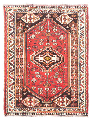 Perzisch Tapijt - Nomadisch - 147 x 110 cm - rood