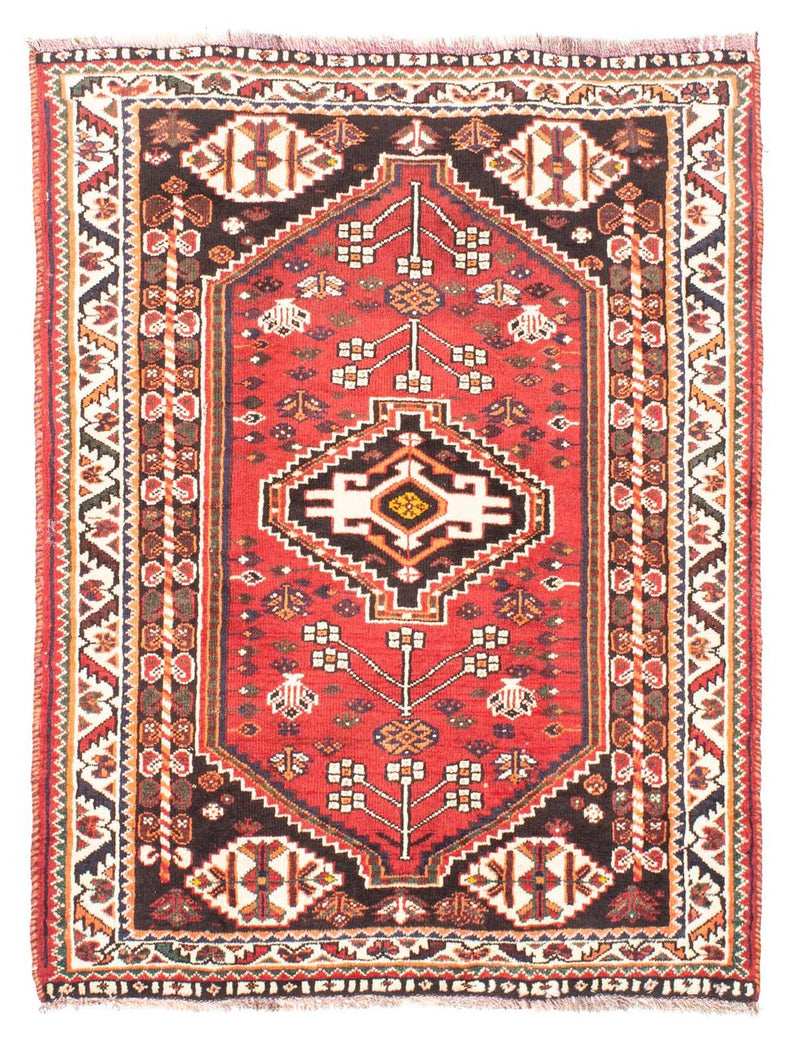 Perzisch Tapijt - Nomadisch - 147 x 110 cm - rood