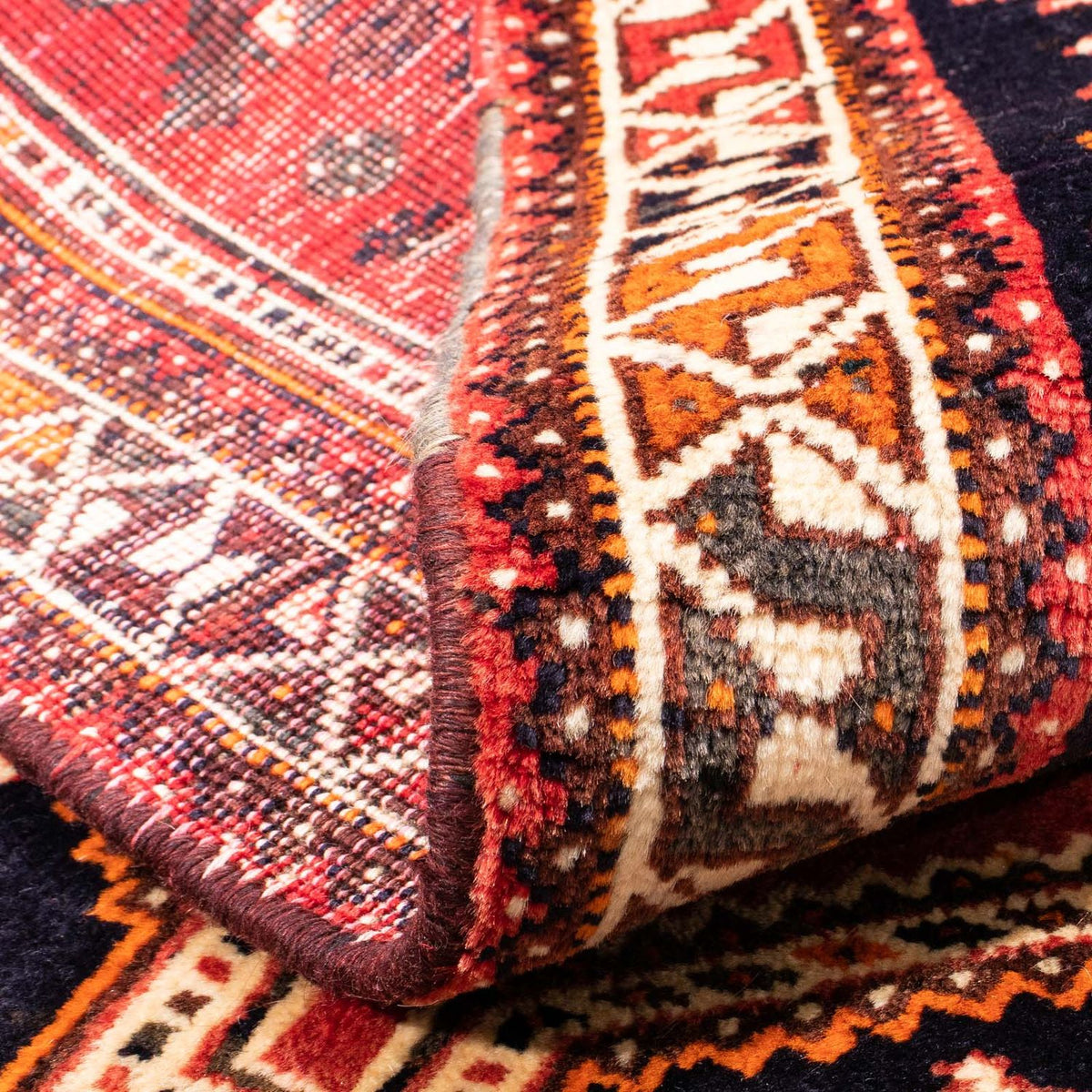 Perzisch Tapijt - Nomadisch - 160 x 106 cm - donkerrood