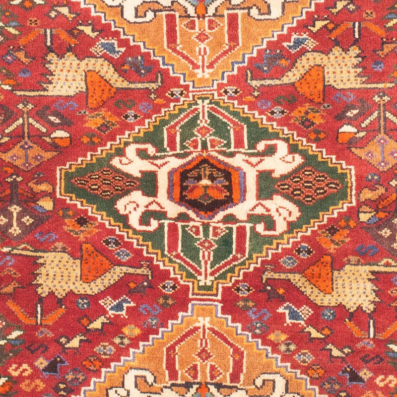 Perzisch Tapijt - Nomadisch - 143 x 110 cm - donkerrood