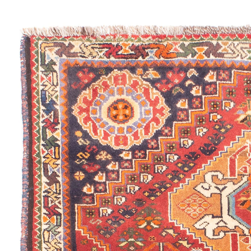 Perzisch Tapijt - Nomadisch - 143 x 110 cm - donkerrood