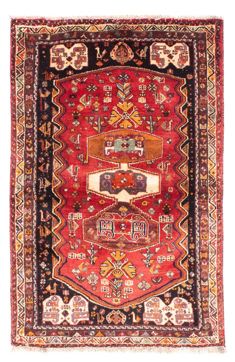 Perzisch Tapijt - Nomadisch - 160 x 105 cm - rood