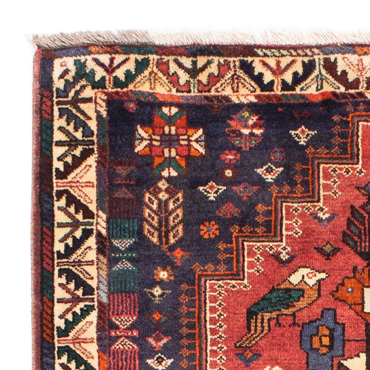 Perzisch Tapijt - Nomadisch - 168 x 128 cm - donkerblauw