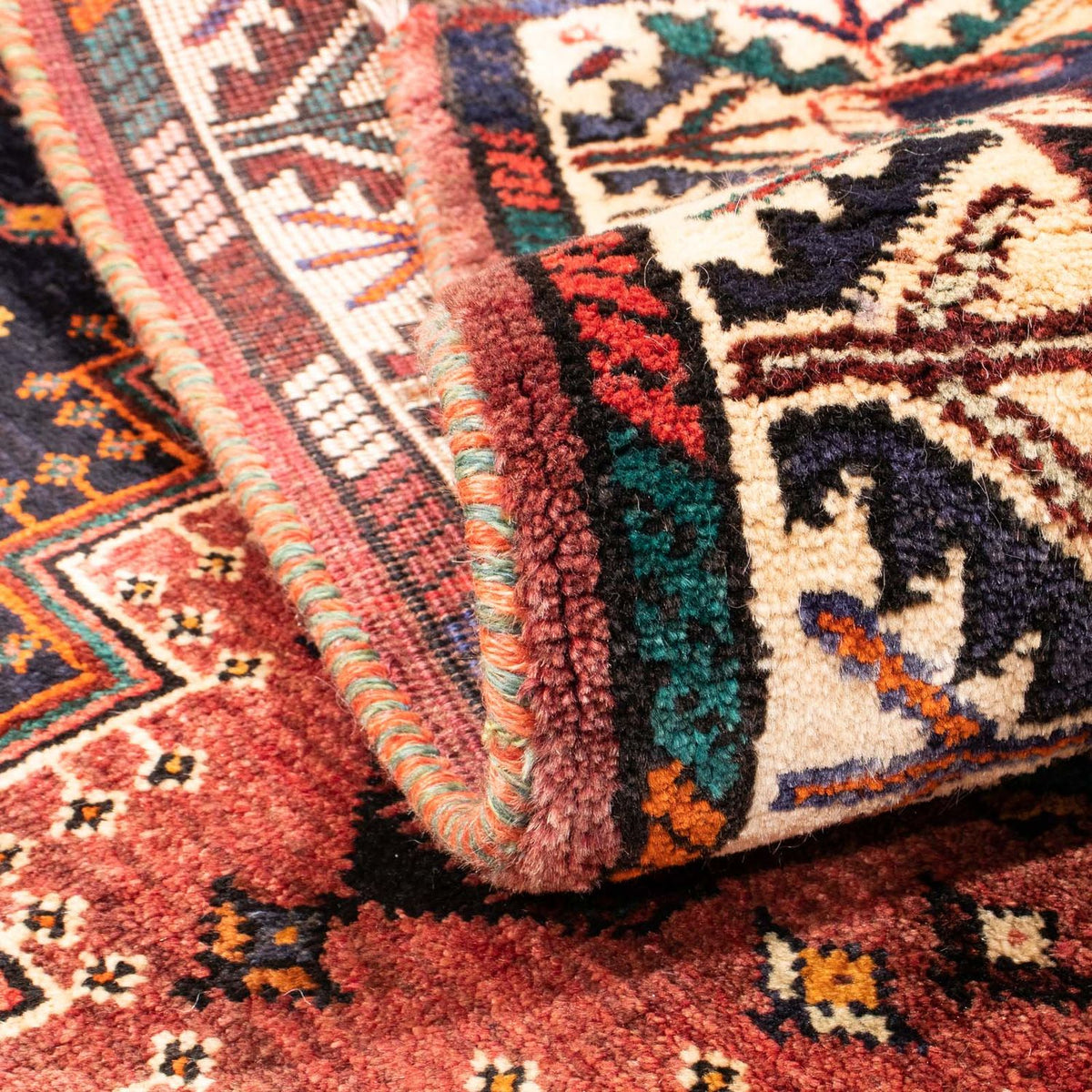 Perzisch Tapijt - Nomadisch - 168 x 128 cm - donkerblauw