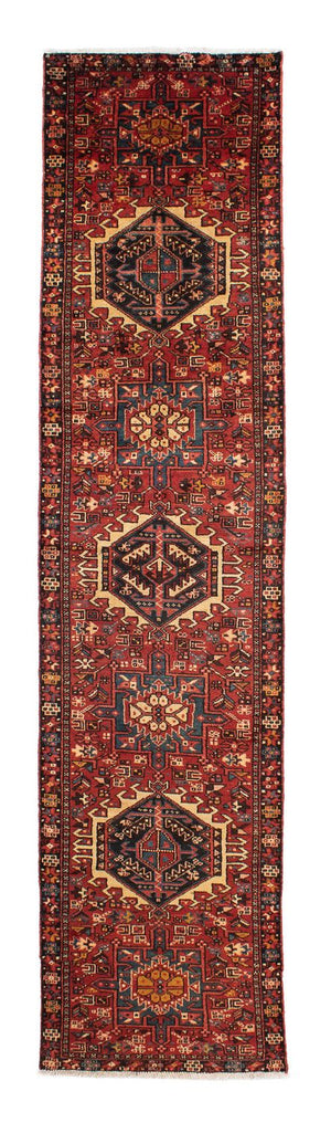 Loper Perzisch Tapijt - Nomadisch - 338 x 75 cm - donkerrood