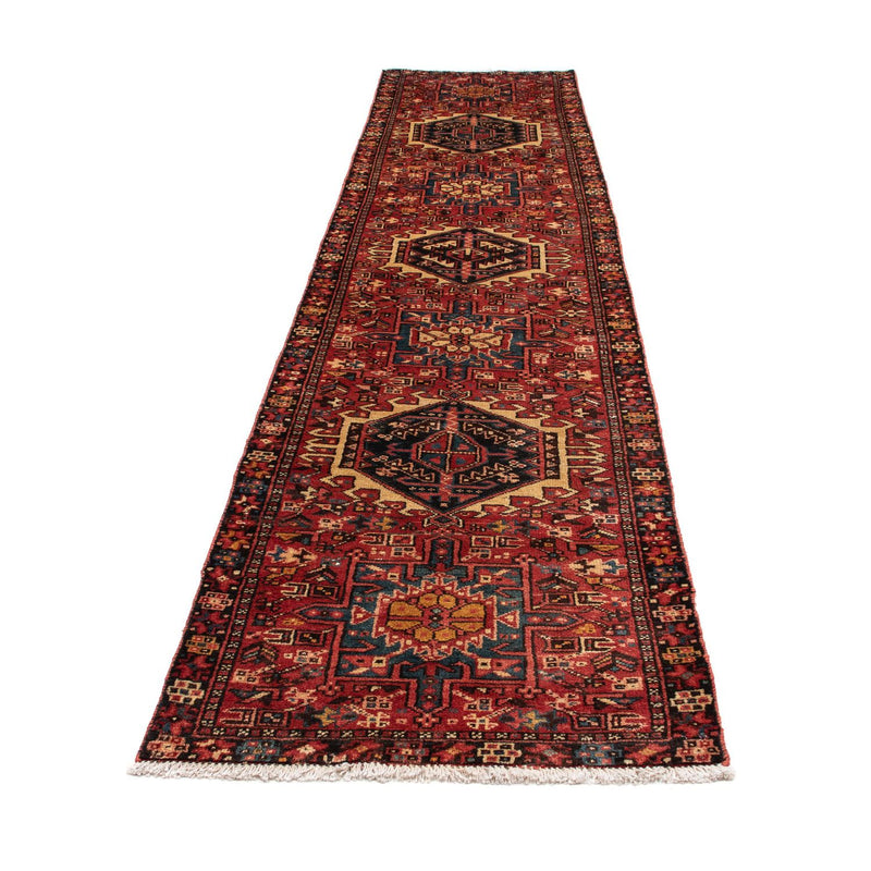 Loper Perzisch Tapijt - Nomadisch - 338 x 75 cm - donkerrood