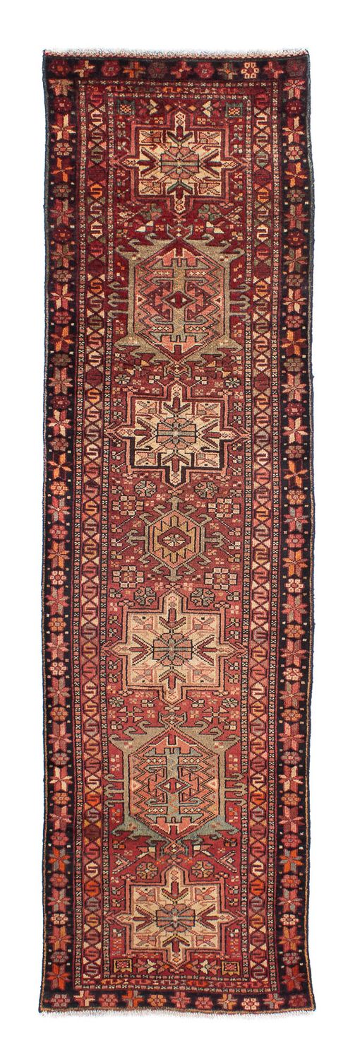 Loper Perzisch Tapijt - Nomadisch - 310 x 80 cm - donkerrood