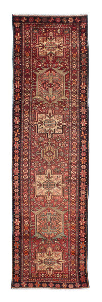 Loper Perzisch Tapijt - Nomadisch - 310 x 80 cm - donkerrood