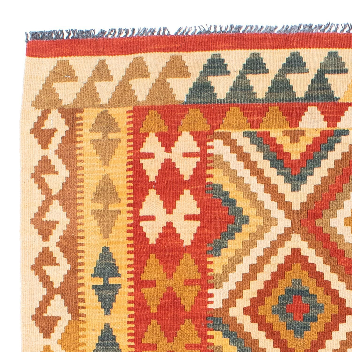 Kelim tapijt - Oosters - 200 x 133 cm - rood