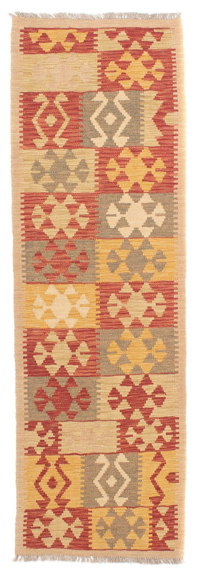 Kilim Maimana Tapijt 62x206cm - Wollen tapijt