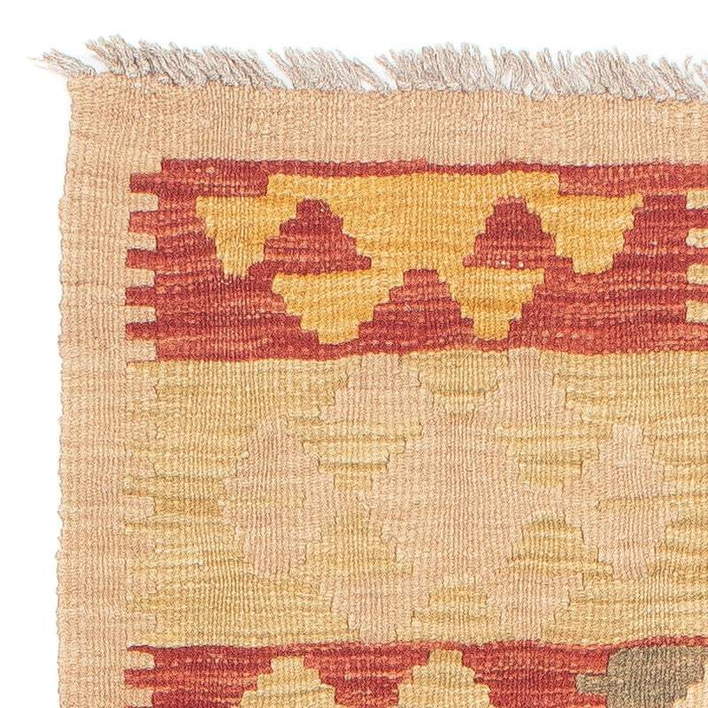 Loper Kelim tapijt - Splash - 206 x 62 cm - veelkleurig