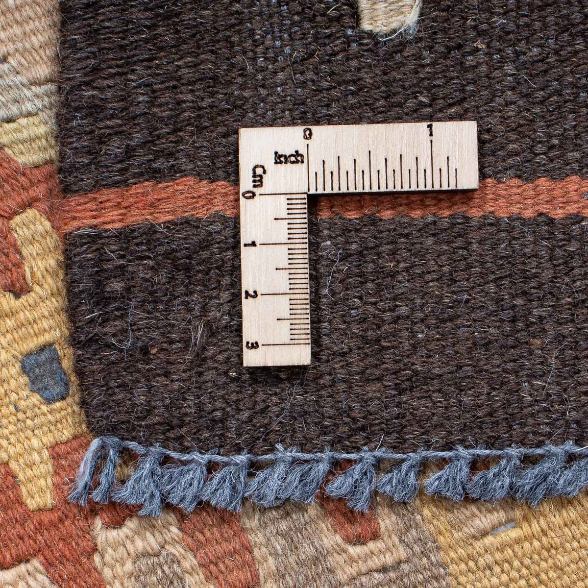 Loper Kelim tapijt - Splash - 200 x 62 cm - veelkleurig