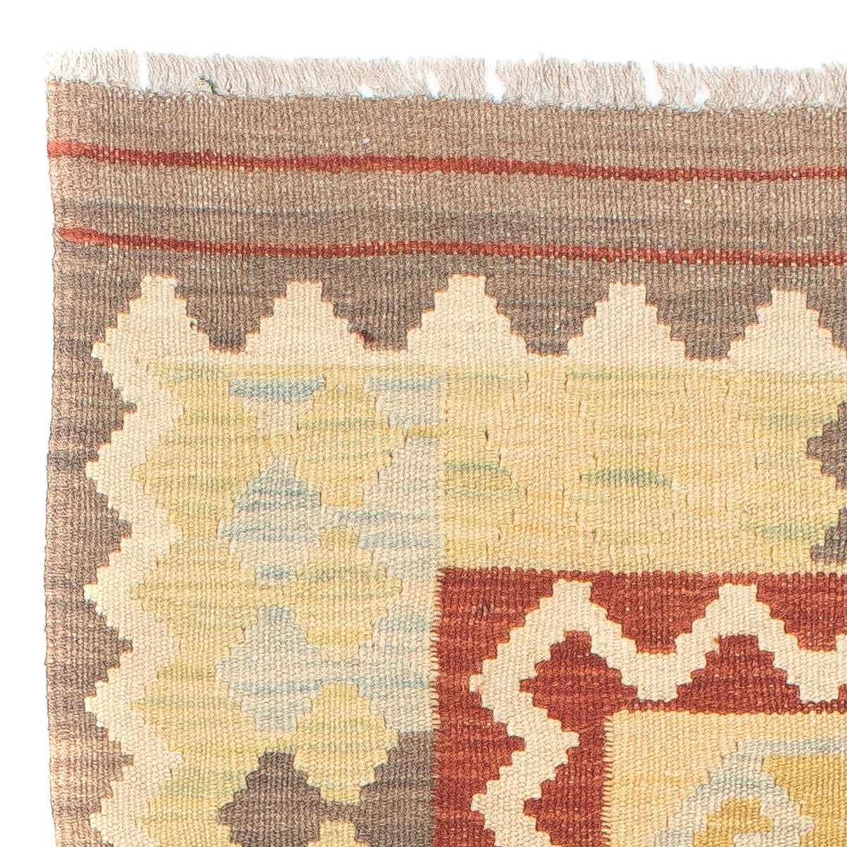 Kilim Maimana Tapijt 63x193cm - Wollen tapijt