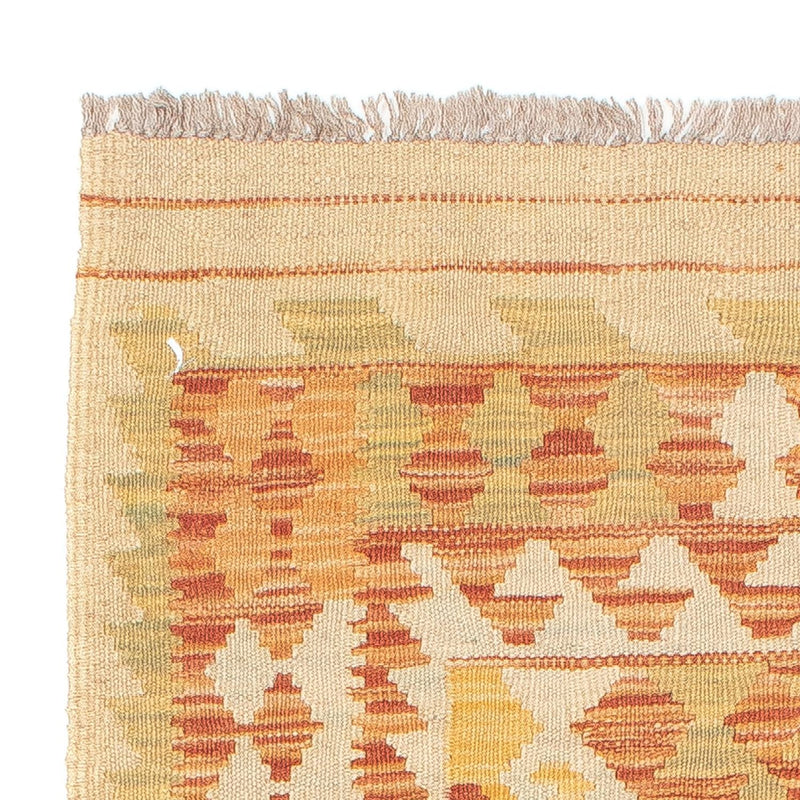 Loper Kelim tapijt - Splash - 192 x 65 cm - veelkleurig