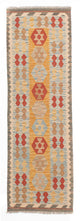 Kilim Maimana Tapijt 212x65cm - Wollen tapijt