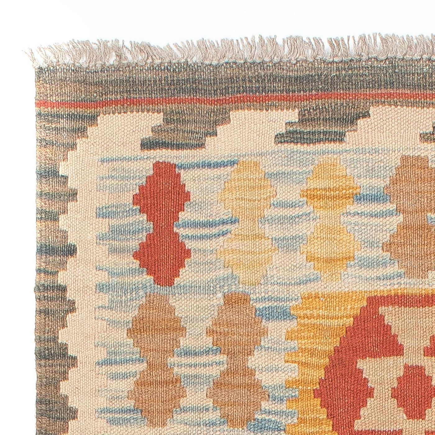 Kilim Maimana Tapijt 212x65cm - Wollen tapijt