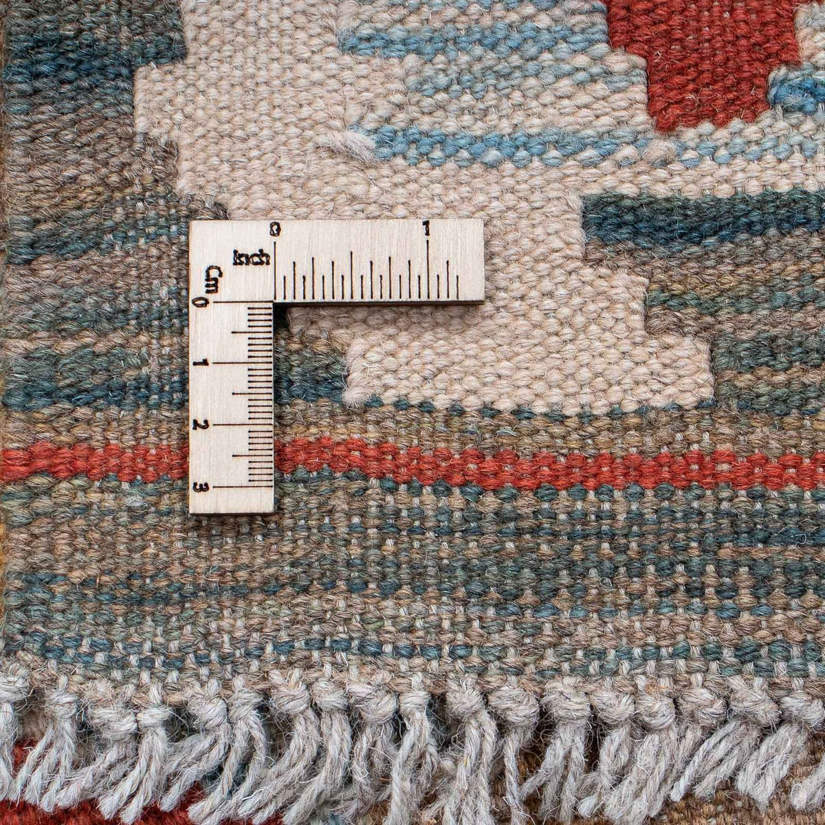 Loper Kelim tapijt - Splash - 212 x 65 cm - veelkleurig