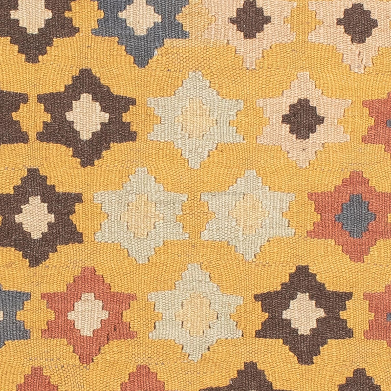 Loper Kelim tapijt - Splash - 210 x 64 cm - veelkleurig