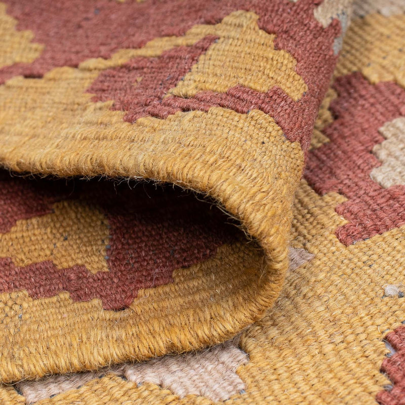 Loper Kelim tapijt - Splash - 210 x 64 cm - veelkleurig