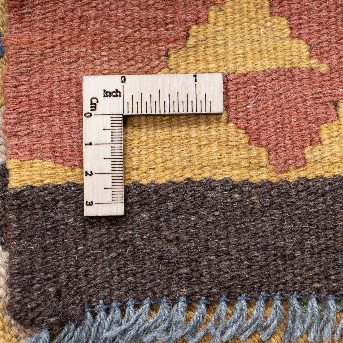 Loper Kelim tapijt - Splash - 210 x 64 cm - veelkleurig