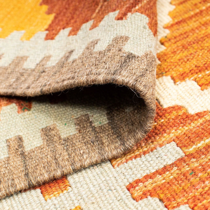 Loper Kelim tapijt - Oosters - 205 x 71 cm - roest