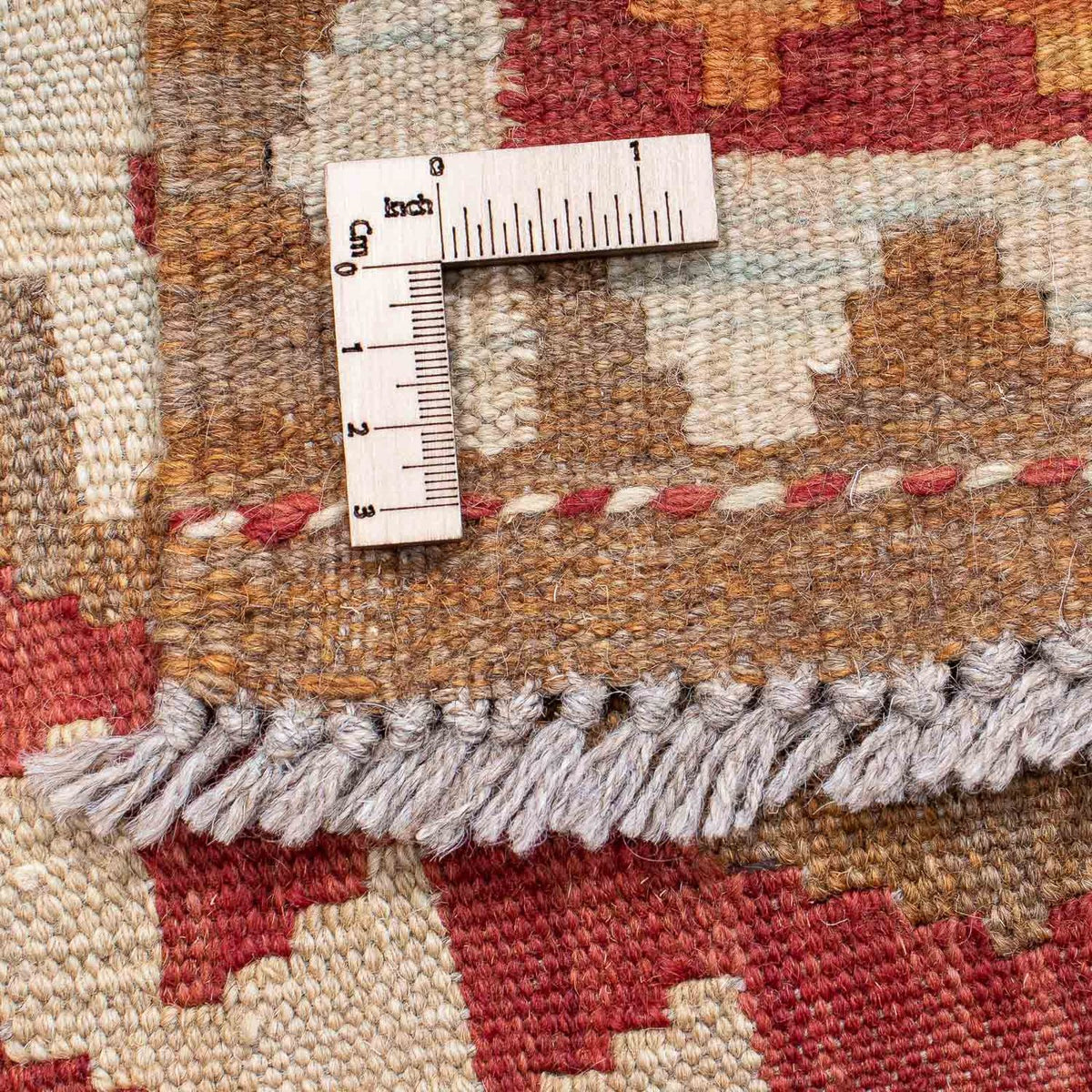 Loper Kelim tapijt - Splash - 187 x 59 cm - veelkleurig