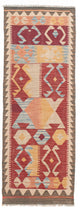 Kilim Maimana Tapijt 203x69cm - Wollen tapijt